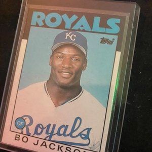 Bo jackson royals baseball card